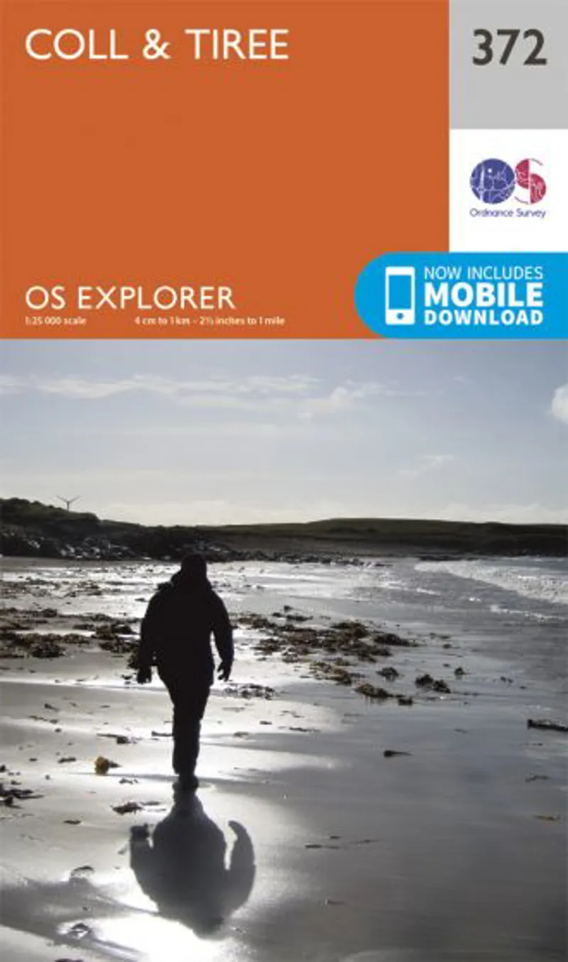 OS Explorer Map 372 - Coll and Tiree